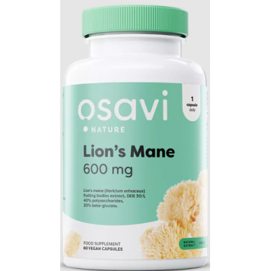 Osavi lauvas lauva 600 mg - 60 vegānu kapsulas – madala kalorsusega toode firmalt Osavi, osta SportFit-ist