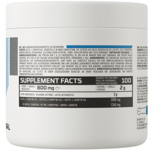Ostrovit acetil-l-karnitīns, dabiskais-200 g