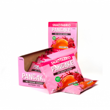 „SNAQ Fabriq“ baltymų blyno „Raspberry“, be cukraus, 45 g – madala kalorsusega toode firmalt Snaq Fabriq, osta SportFit-ist