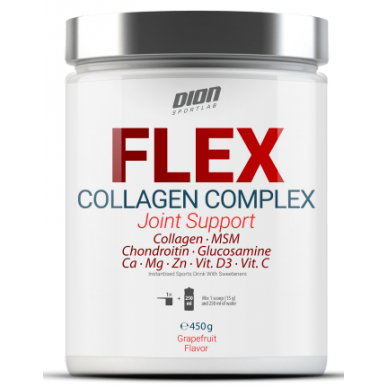 Dion Sports Flex kolagēns, greipfrūts - 450g – madala kalorsusega toode firmalt DION Sportlab, osta SportFit-ist