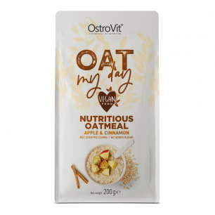 Ostrovit auzu mana diena auzu pārslu, ābolu un kanēļa aromatizēts - 200 g