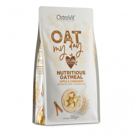 Ostrovit auzu mana diena auzu pārslu, ābolu un kanēļa aromatizēts - 200 g