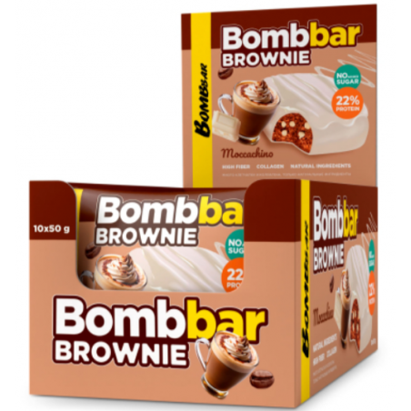 Bombbar glazēti cepumi "Brownie Mokacccino", 50 g