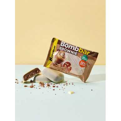 Bombbar glazēti cepumi "Brownie Mokacccino", 50 g – madala kalorsusega toode firmalt Bombbar, osta SportFit-ist