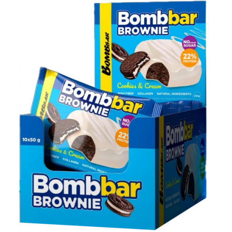 Bombbar glazēts sīkdatne "Brownie Cookie-Cream", 50 g