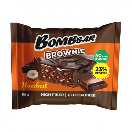Bombbar glazēts sīkdatne ar "Brownie Hazelnuts", 50 g
