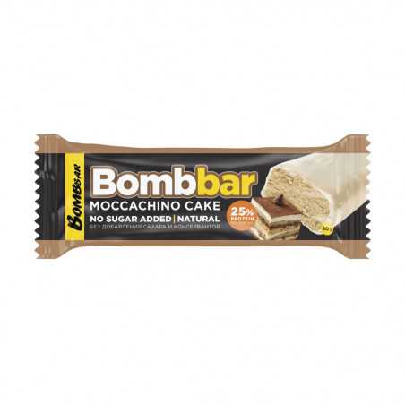 Bombbar stiklots olbaltumvielu bārs "Mokaccino kūka", 40 g