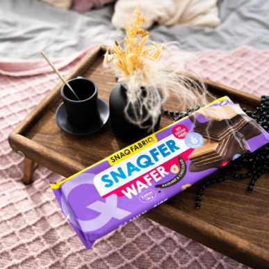 SNAQ FABRIQ Glazed vafeles Bathon "Chocolate-Saaru rieksts", 120 g – madala kalorsusega toode firmalt Snaq Fabriq, osta SportFit-ist