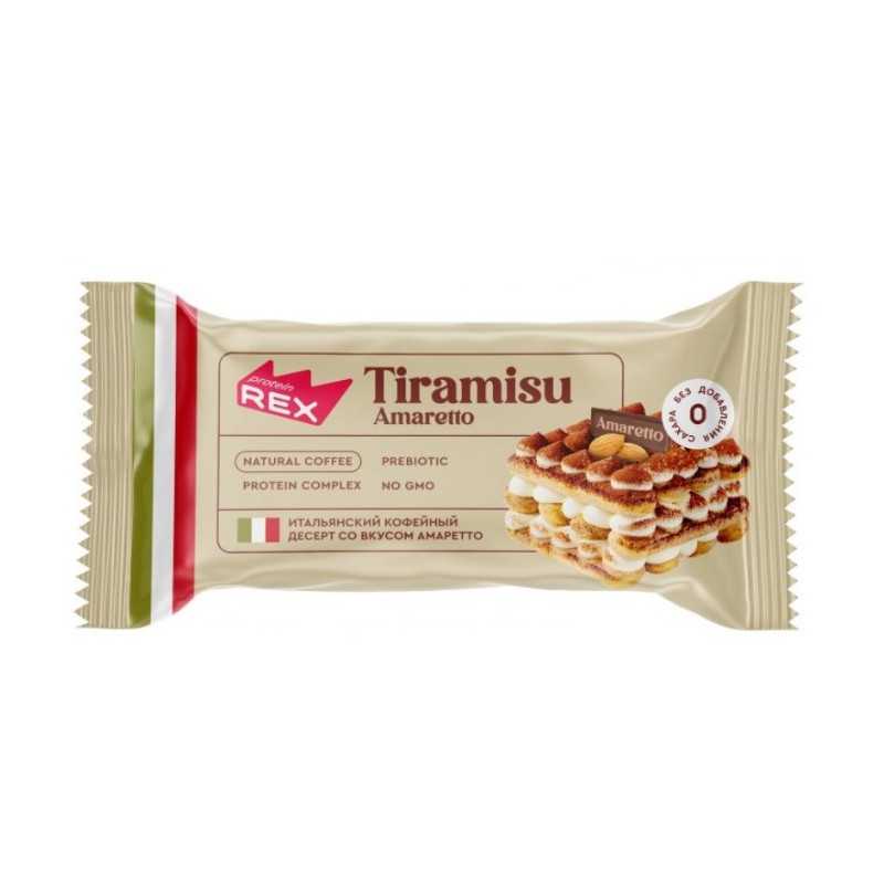 Olbaltumvielu rex olbaltumvielu kūka tiramisu amaretto, 40 g Olbaltumvielu rex olbaltumvielu kūka tiramisu amaretto, 40 g