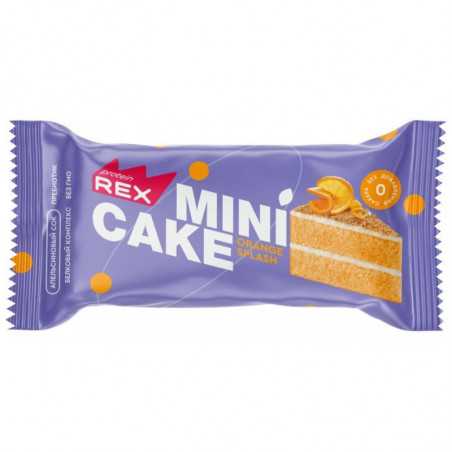 Olbaltumvielu rex mini olbaltumvielu kūka apelsīna kūka, 40 g