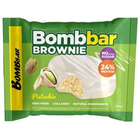 Bombbar glazēts sīkdatne ar "Brownie Pistachio", 50 g