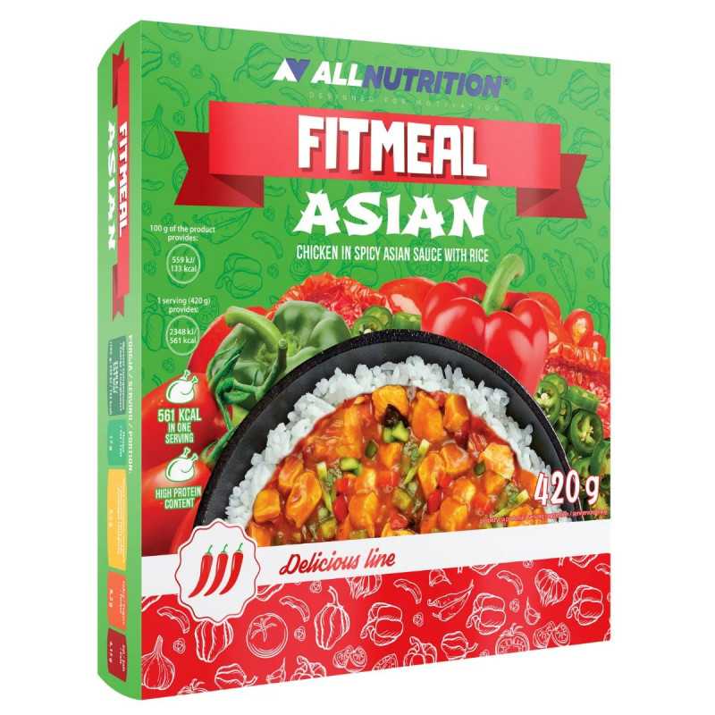 Allnuprition FitMeal vistas rīsi Āzijas mērcē, 420 g