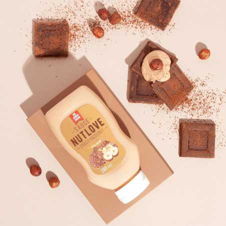 Allnadrition Nutlove mērce ar šokolādi un lazdu riekstu ar olbaltumvielām, 280 ml