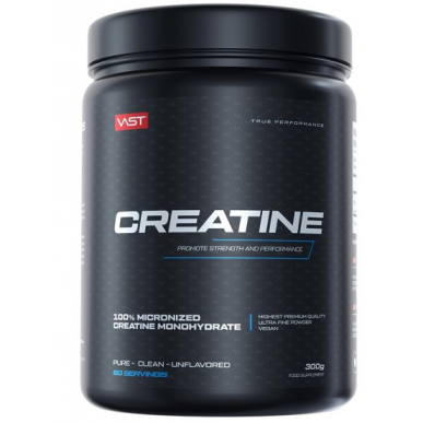 Kreatīna ultra tīrs, 300 g – madala kalorsusega toode firmalt VAST, osta SportFit-ist