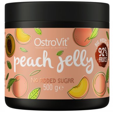 Ostrovit persiku želeja, 500 g – madala kalorsusega toode firmalt Ostrovit, osta SportFit-ist