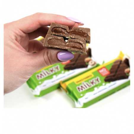 Snaq fabriq -maito suklaalla maitomaisella suklaa-nupanilla, 55 g