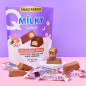 SNAQ FABRIQ MILKY CANDY Šokolaadikommid sarapuupähklitega, 130 g (10 tk) SNAQ FABRIQ MILKY CANDY Šokolaadikommid sarapuupähklitega, 130 g (10 tk)