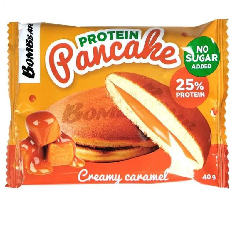 BOMBBAR Протеиновый панкейк "Сливочная карамель", без сахара, 40 г BOMBBAR Протеиновый панкейк "Сливочная карамель", без сахара, 40 г
