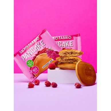 „SNAQ Fabriq“ baltymų blyno „Raspberry“, be cukraus, 45 g – madala kalorsusega toode firmalt Snaq Fabriq, osta SportFit-ist