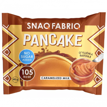 SNAQ Fabriq olbaltumvielu pankūka vārīts kondensēts piens, bez cukura, 45 g