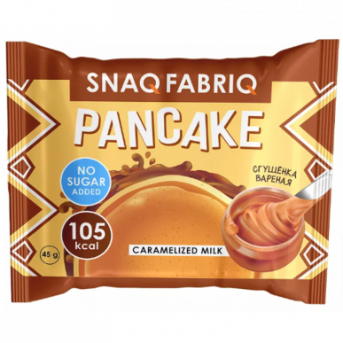 SNAQ FABRIQ Protein Pancake "Caramelized milk", Sugar-Free, 45 g – low-calorie product from Snaq Fabriq, buy in SportFit