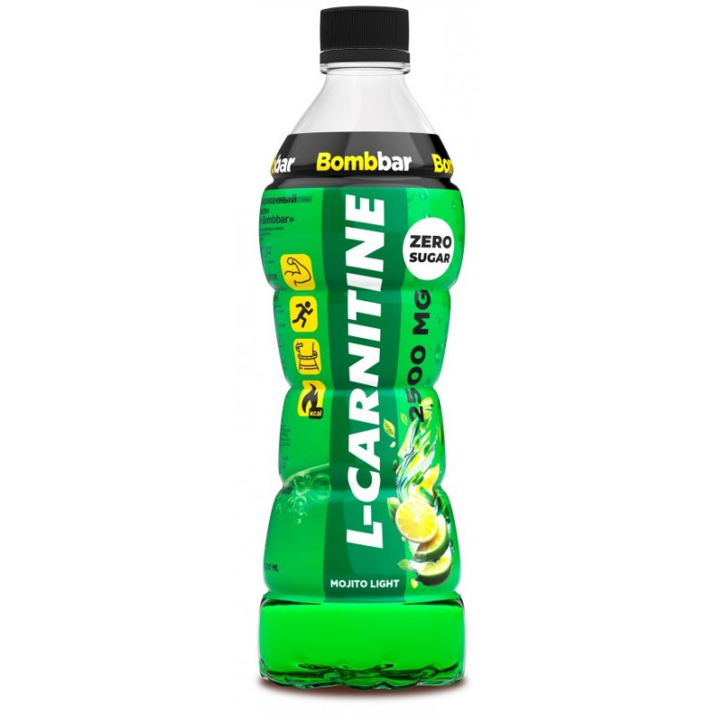 BOMBBAR Напиток слабогазированный L-carnitine - Мохито, 500 мл BOMBBAR Напиток слабогазированный L-carnitine - Мохито, 500 мл