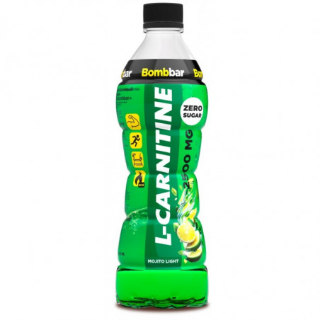 Bombbar viegli gāzēts dzēriens ar l -karnitīnu - mojito, 500 ml