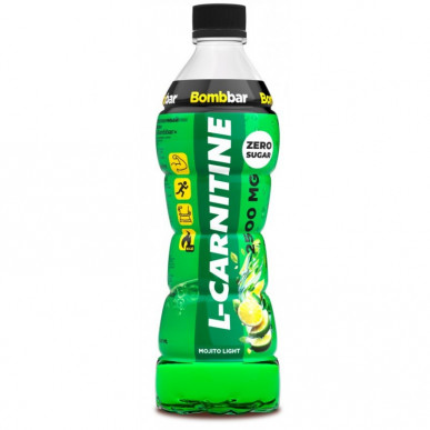 BOMBBAR Lightly Carbonated Drink L-carnitine - Mojito, 500 ml – low-calorie product from Bombbar, buy in SportFit