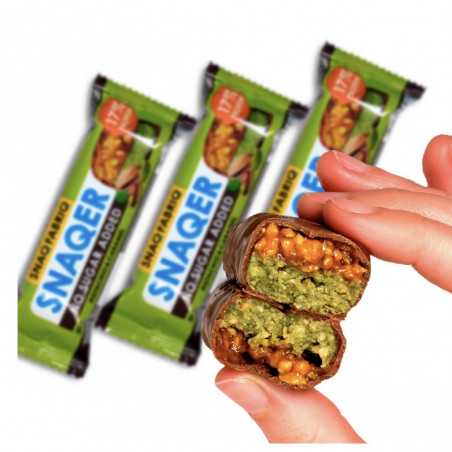 SNAQ FABRIQ Protein Bathon SNAQer "Pistachio un Caramel", 50 g