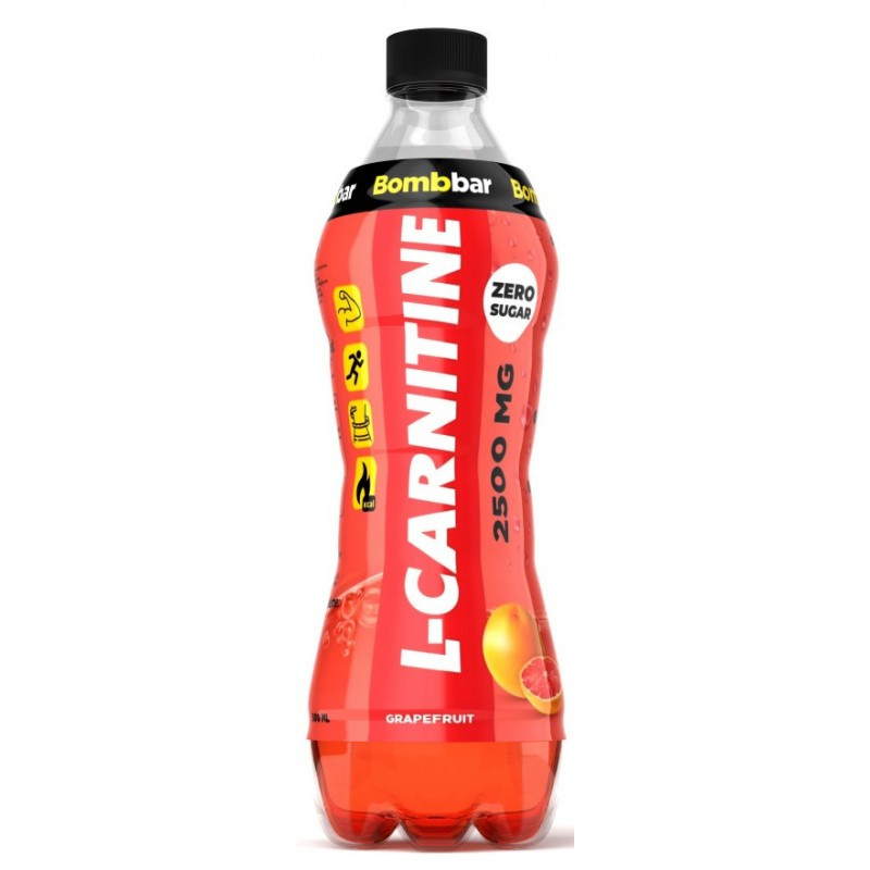 BOMBBAR Напиток слабогазированный L-carnitine - Грейпфрут, 500 мл BOMBBAR Напиток слабогазированный L-carnitine - Грейпфрут, 500 мл