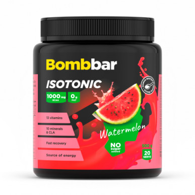 BOMBBAR Изотоник - Арбуз , 500 г – низкокалорийный продукт от Bombbar, купить в SportFit