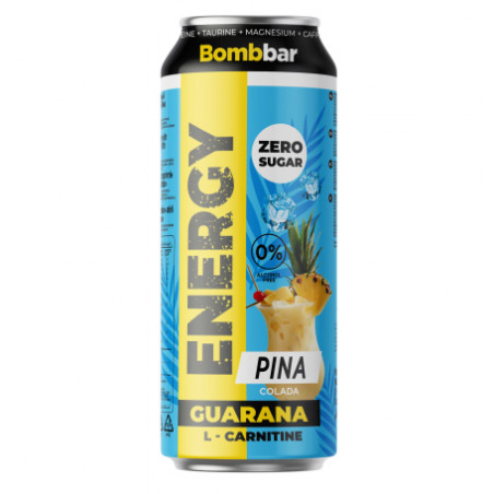 BOMBBAR Energy Drink with Guarana "Pina Colada", 450 ml