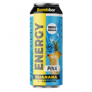 BOMBBAR Energy Drink with Guarana "Pina Colada", 450 ml – low-calorie product from Bombbar, buy in SportFit