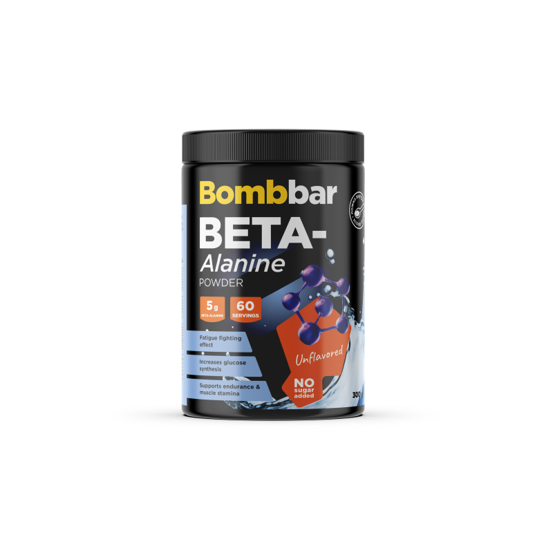 BOMBBAR Beta-Alanine, Unflavored, 300 g BOMBBAR Beta-Alanine, Unflavored, 300 g