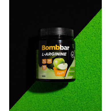 BOMBBAR L-Arginine, Яблоко, 180 г – низкокалорийный продукт от Bombbar, купить в SportFit
