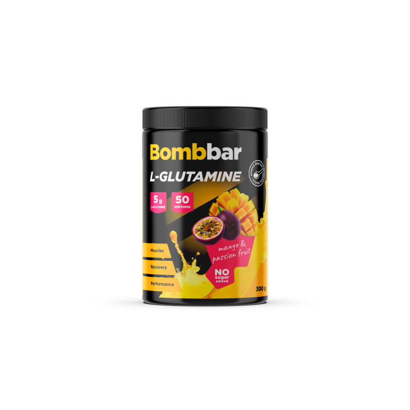 BOMBBAR Л-глютамин - Манго-маракуйя, 300 г BOMBBAR Л-глютамин - Манго-маракуйя, 300 г