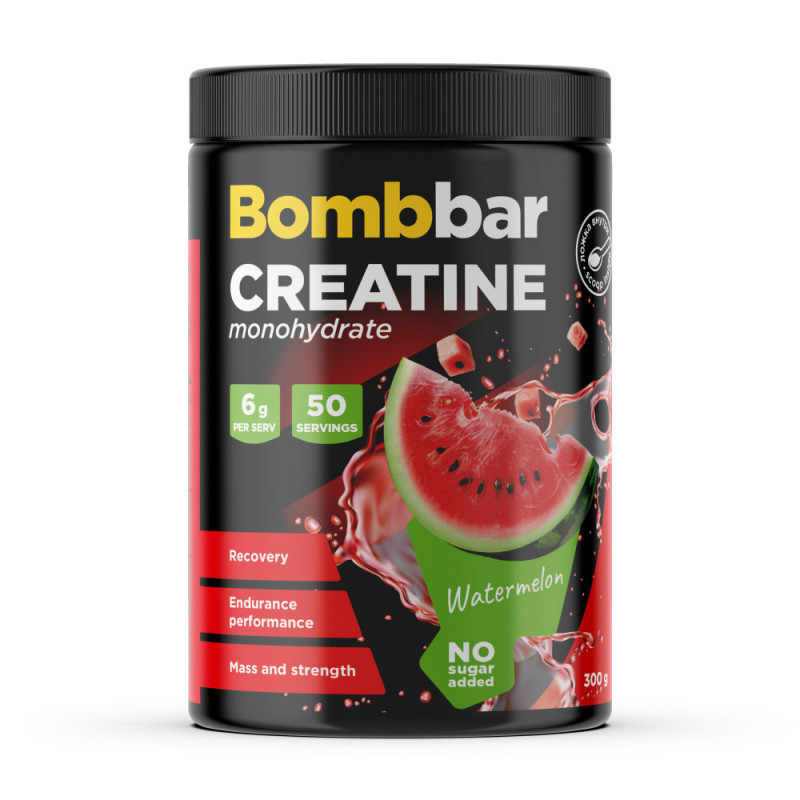 BOMBBAR Креатин моногидрат Арбуз, 300 г BOMBBAR Креатин моногидрат Арбуз, 300 г