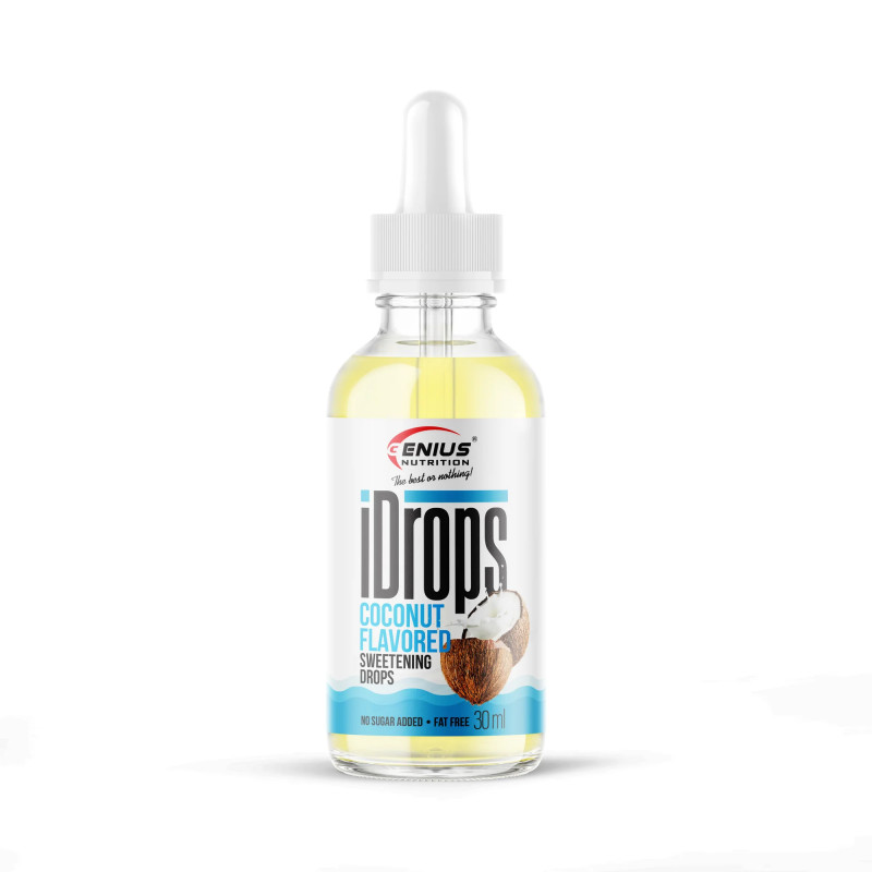GENIUS NUTRITION Flavored Drops - Coconut, 30 ml GENIUS NUTRITION Flavored Drops - Coconut, 30 ml