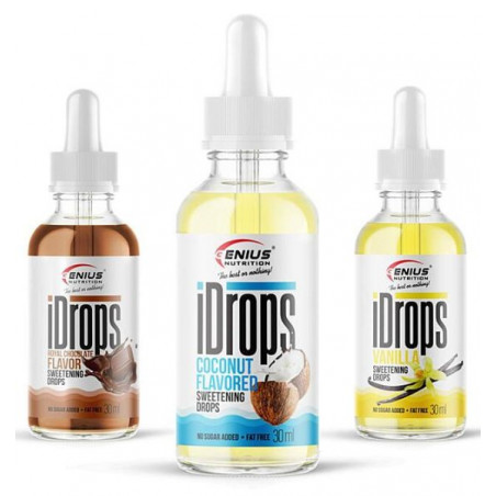 GENIUS NUTRITION Flavored Drops - Coconut, 30 ml