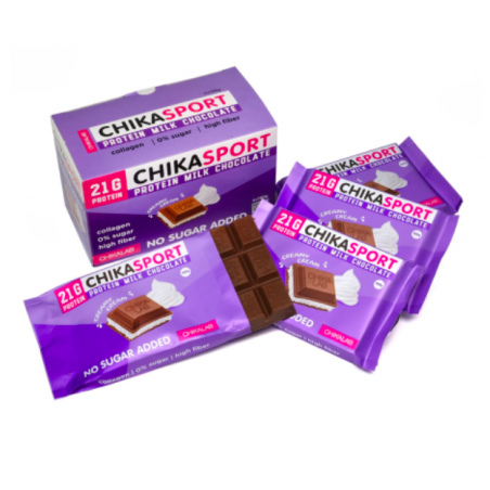 Chikalab chikalab -proteiiniauklaa ilman sokeria - kermaista täyttöä, 100 g