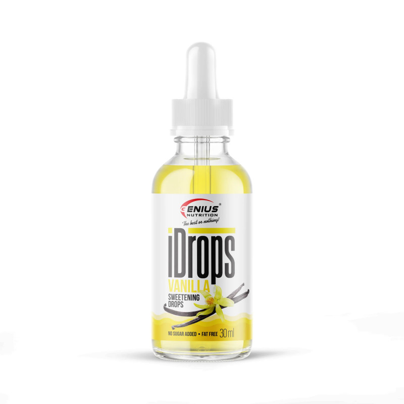 GENIUS NUTRITION Flavored Drops, Vanilla – 30 ml GENIUS NUTRITION Flavored Drops, Vanilla – 30 ml