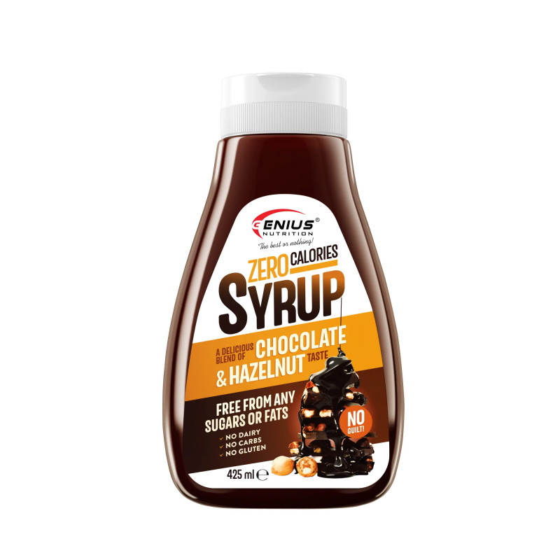 GENIUS NUTRITION Syrup Chocolate Hazelnut, 425 ml GENIUS NUTRITION Syrup Chocolate Hazelnut, 425 ml