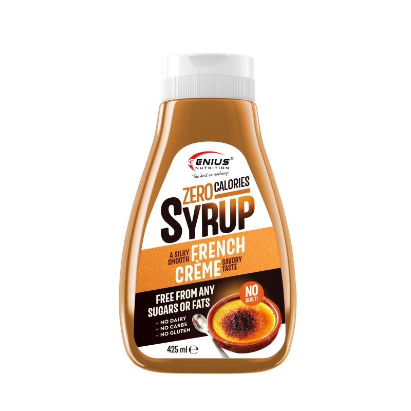 GENIUS NUTRITION Syrup Sugar-Free - French Creme, 425 ml GENIUS NUTRITION Syrup Sugar-Free - French Creme, 425 ml