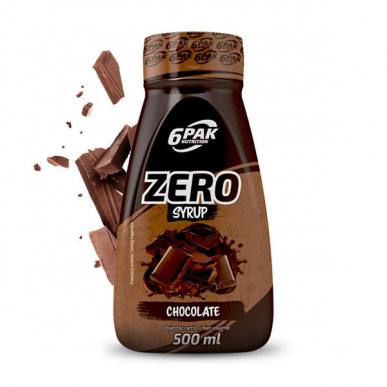 6PAK Сироп ZERO – Шоколад, 500 мл – низкокалорийный продукт от 6PAK Nutrition, купить в SportFit