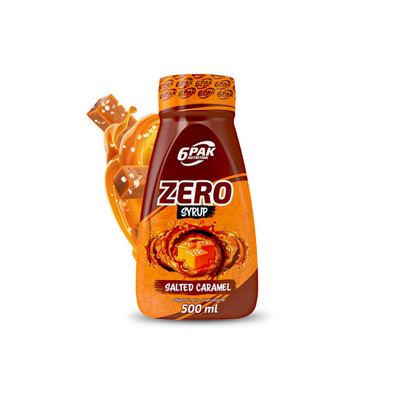 6pak sīrupa nulle - sāls karamels, 500 ml 6pak sīrupa nulle - sāls karamels, 500 ml