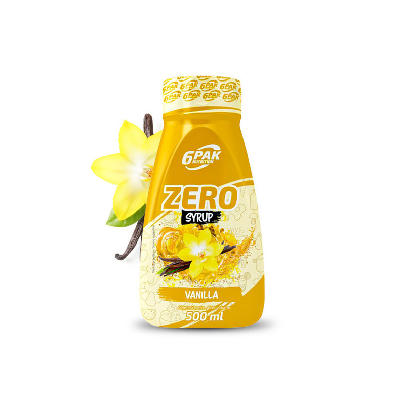 6PAK Сироп ZERO – Ваниль, 500 мл