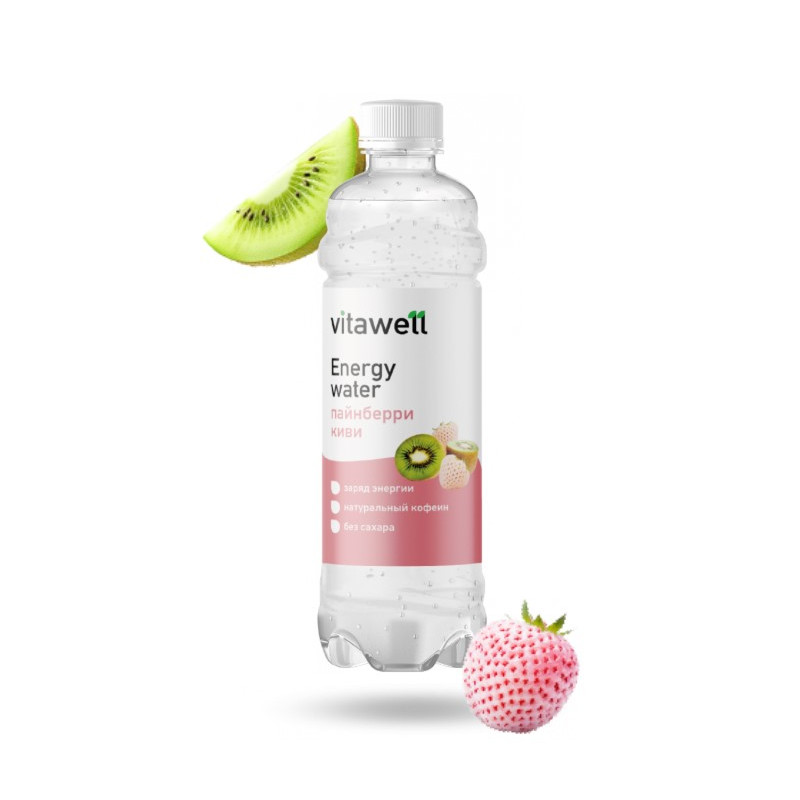 FITNESS FOOD FACTORY Vitawell Energy Water Panberry–Kiwi, 500 ml FITNESS FOOD FACTORY Vitawell Energy Water Panberry–Kiwi, 500 ml