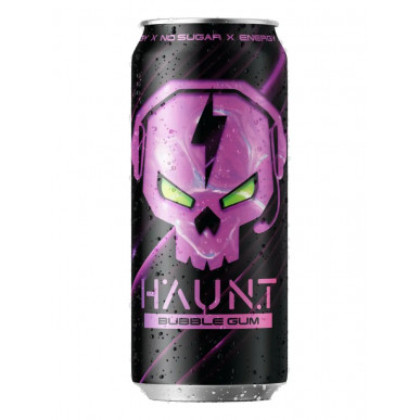 FITNESS FOOD FACTORY Energy Drink HAUNT, Bubble Gum, 450 ml – low-calorie product from , buy in SportFit