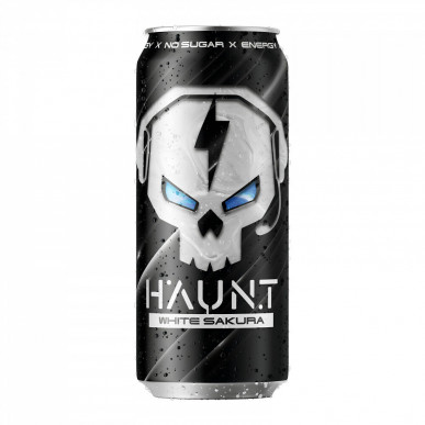 FITNESS FOOD FACTORY Энергетический напиток HAUNT, Белая сакура, 450 мл – низкокалорийный продукт от Fitness Food Factory, купить в SportFit