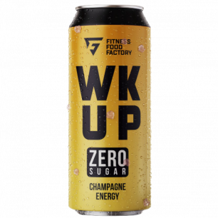 Fitnesa pārtikas rūpnīcas enerģijas dzēriens wk up šampanietis, 450 ml